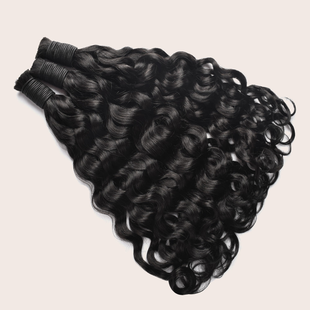 Italian Curly bulk hair