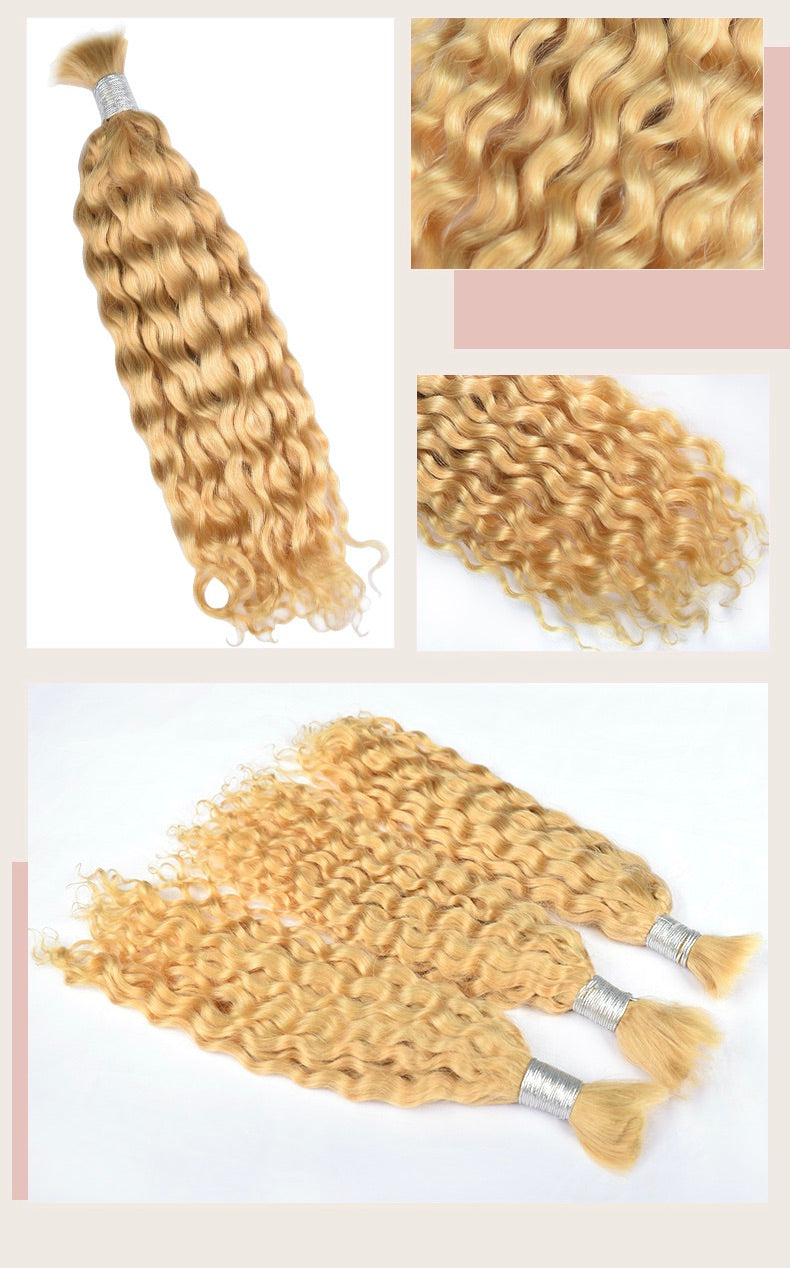 Deep Curly bulk hair