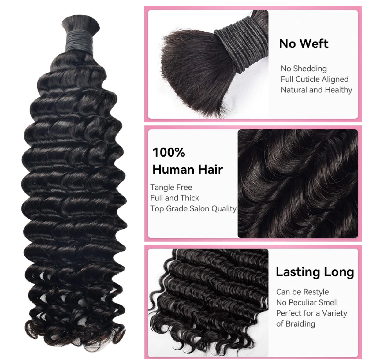 Deep Wave bulk hair